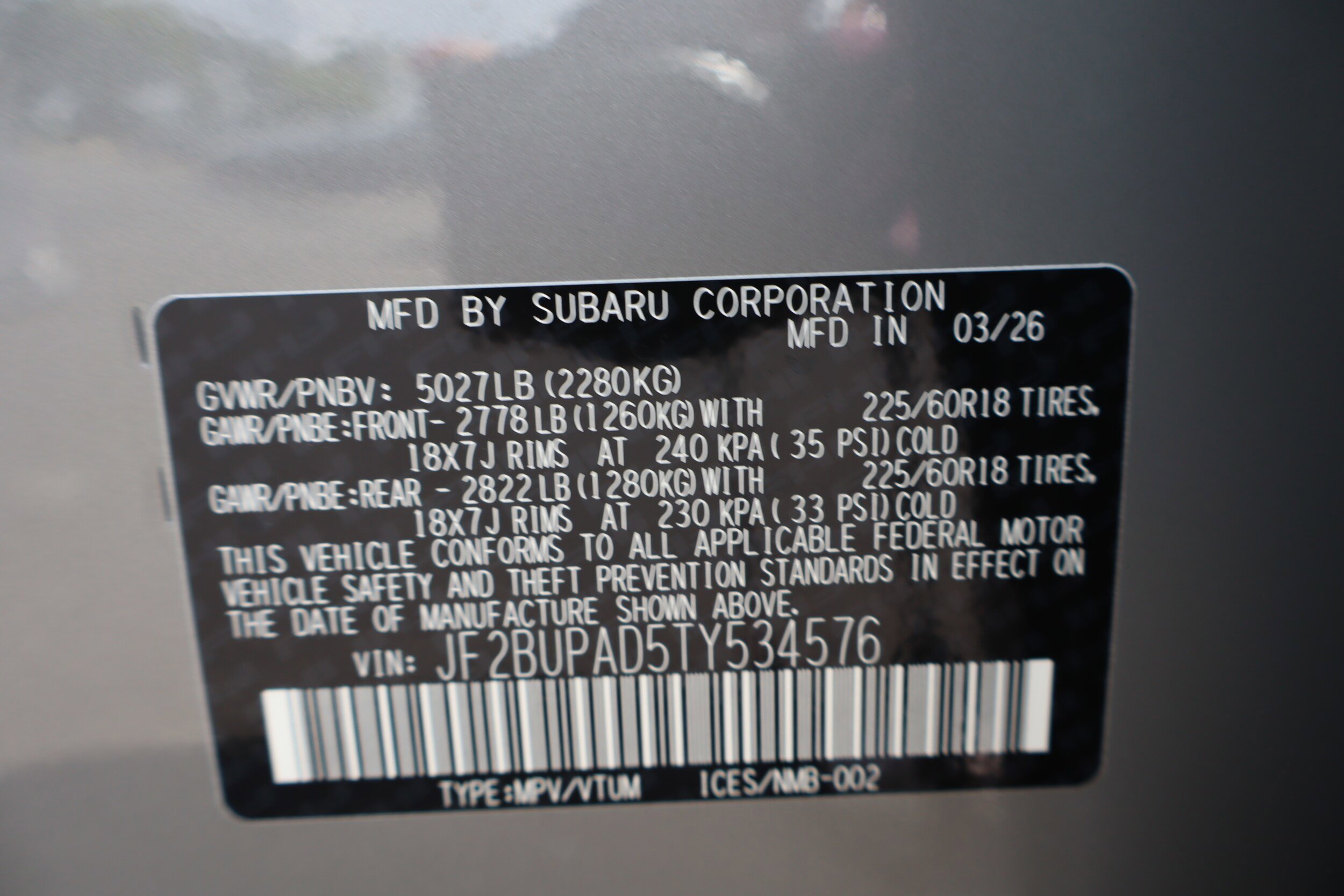 New 2026 Subaru Outback Premium AWD/4WD image 21