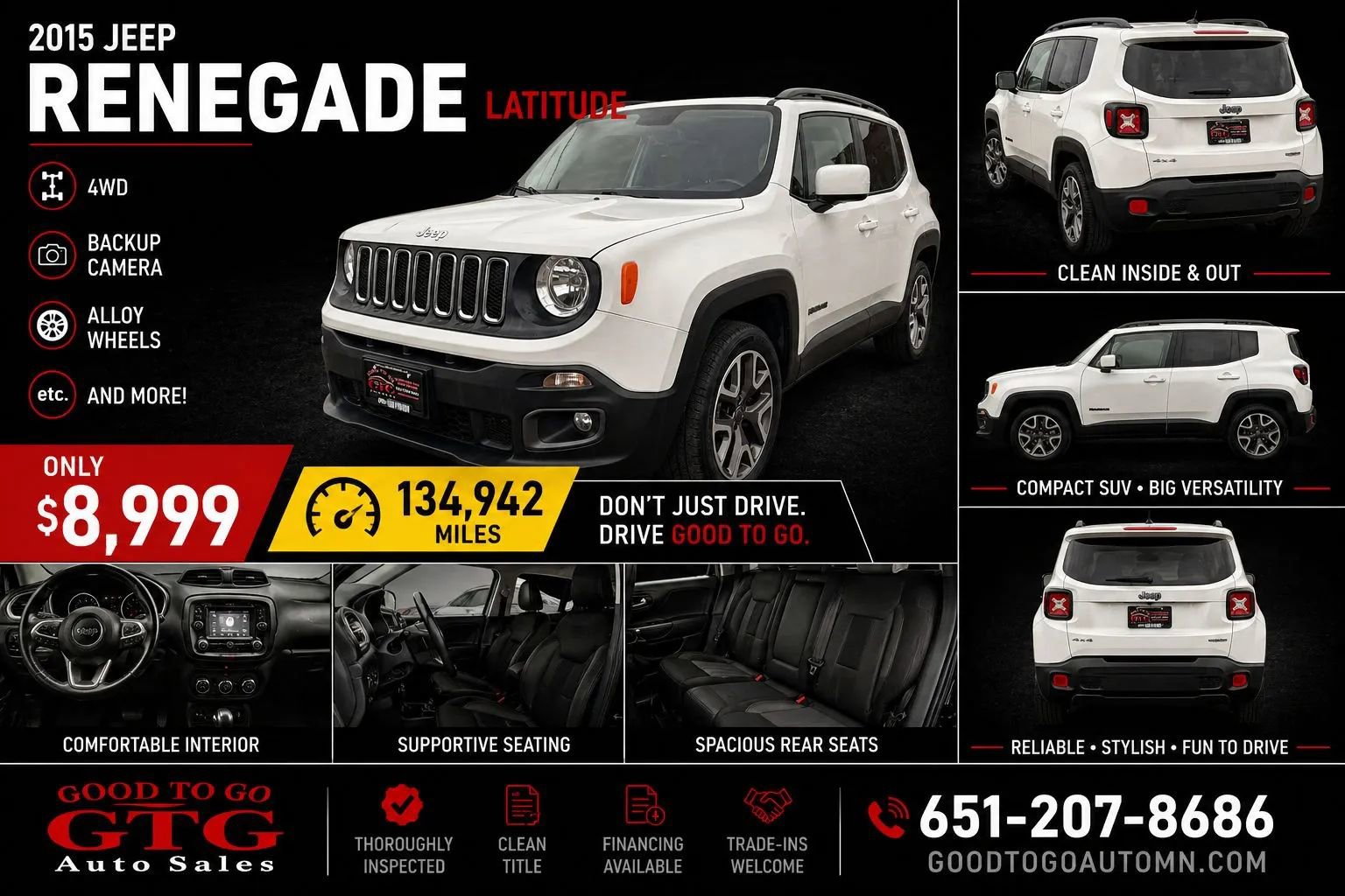 Used 2015 Jeep Renegade Latitude