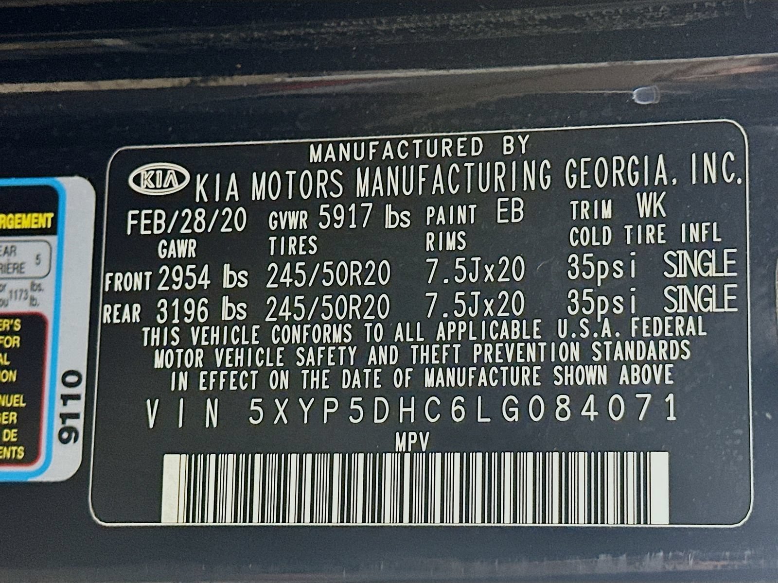 Used 2020 Kia Telluride SX w/ SX Prestige Package AWD/4WD image 48