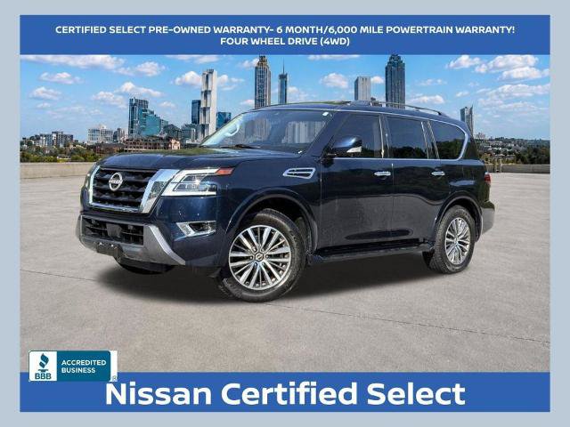 Certified 2023 Nissan Armada SL w/ Captain's Chairs Package AWD/4WD image 1