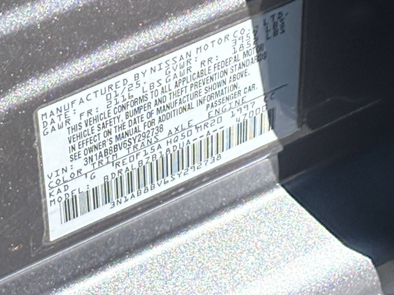 Used 2025 Nissan Sentra S FWD image 29
