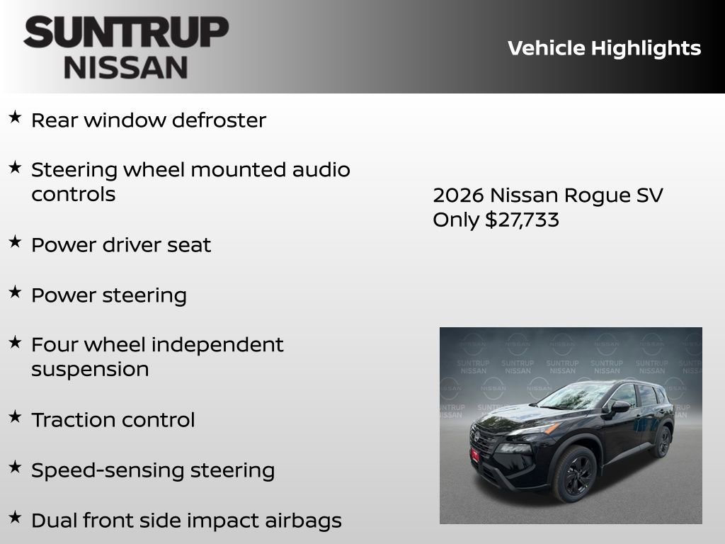 New 2026 Nissan Rogue SV image 8