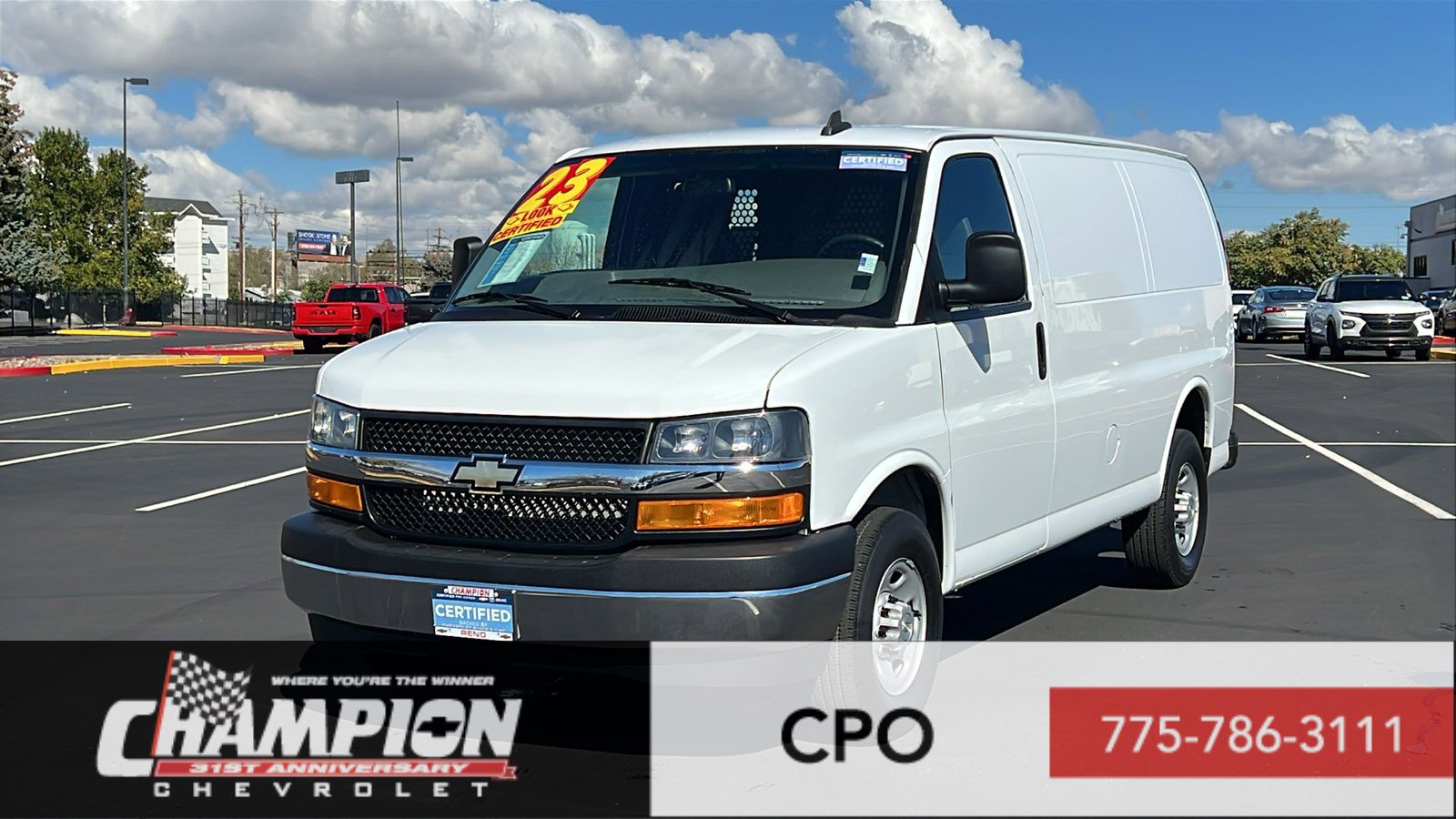 Certified 2023 Chevrolet Express 2500 w/ Driver Convenience Package
