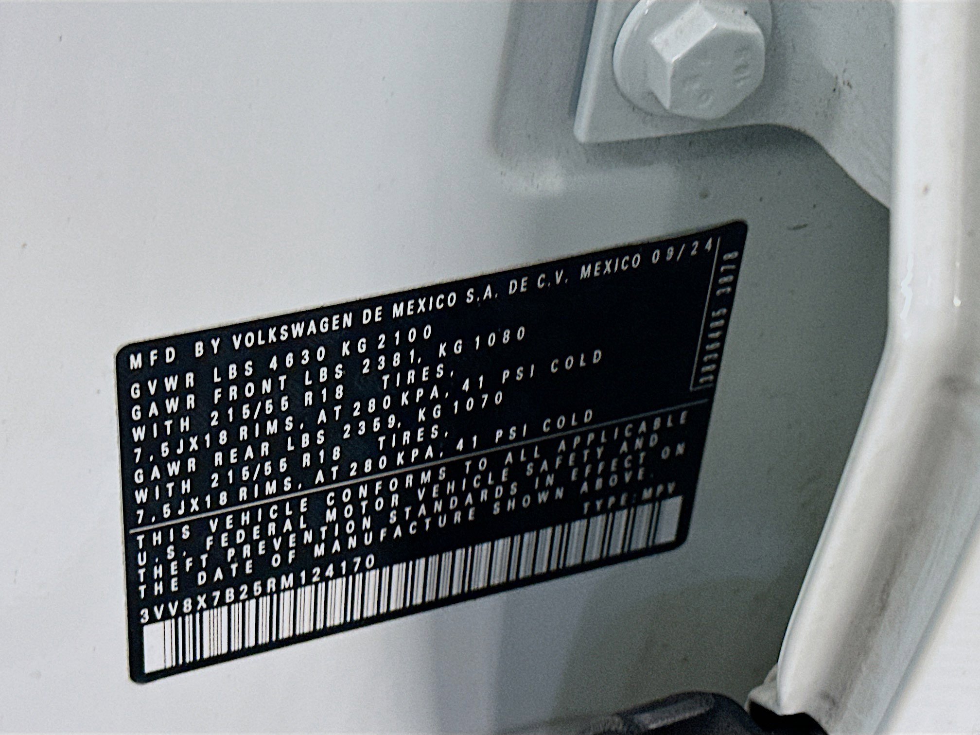 Used 2024 Volkswagen Taos S image 12