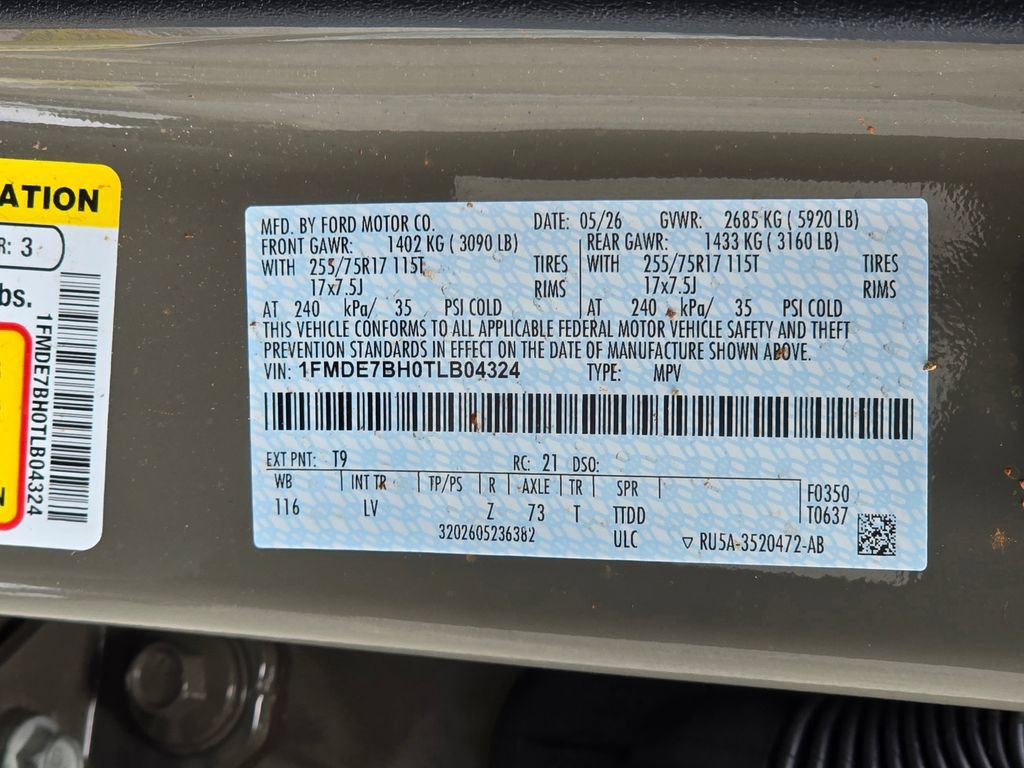 Used 2026 Ford Bronco Big Bend AWD/4WD image 52