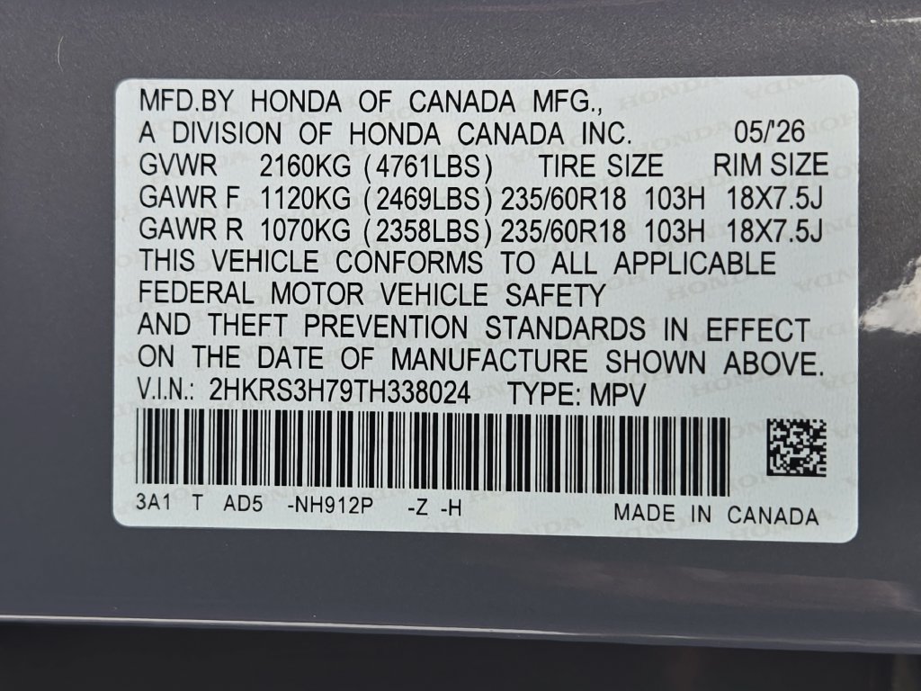 Certified 2026 Honda CR-V EX-L image 32