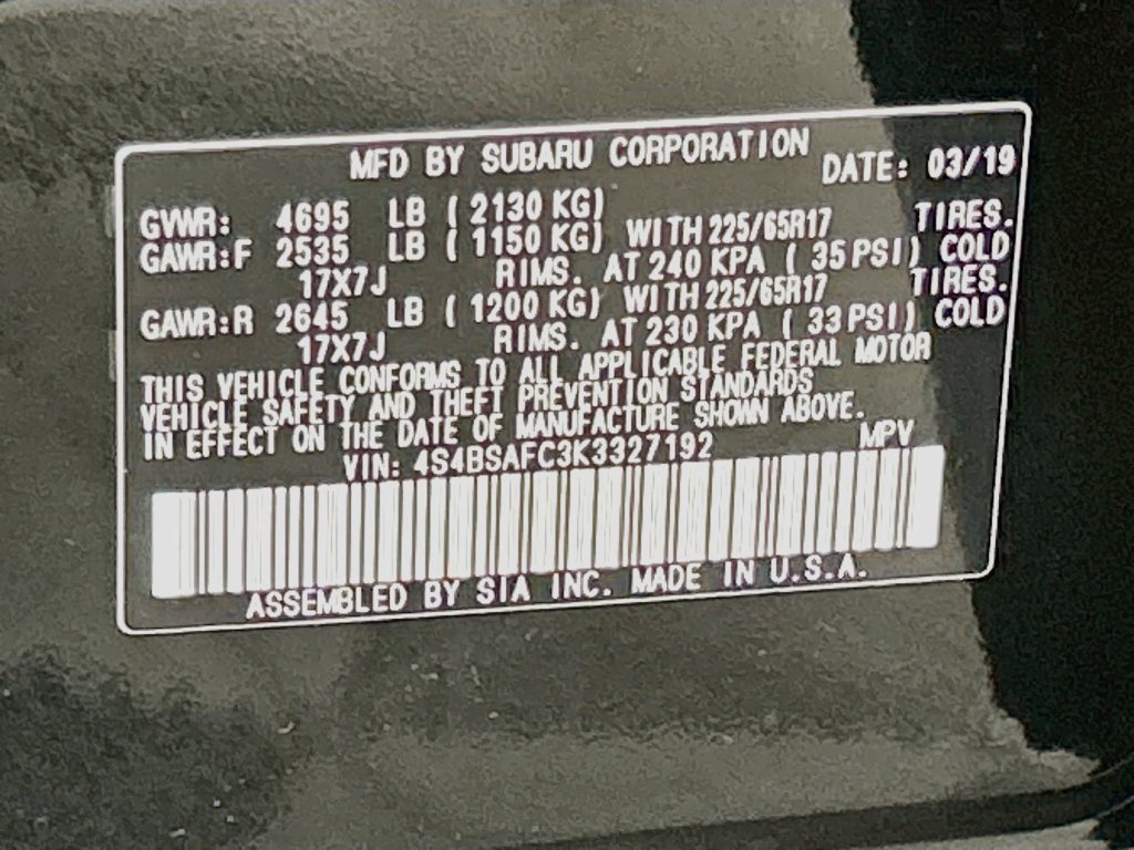 Used 2019 Subaru Outback 2.5i Premium AWD/4WD image 36