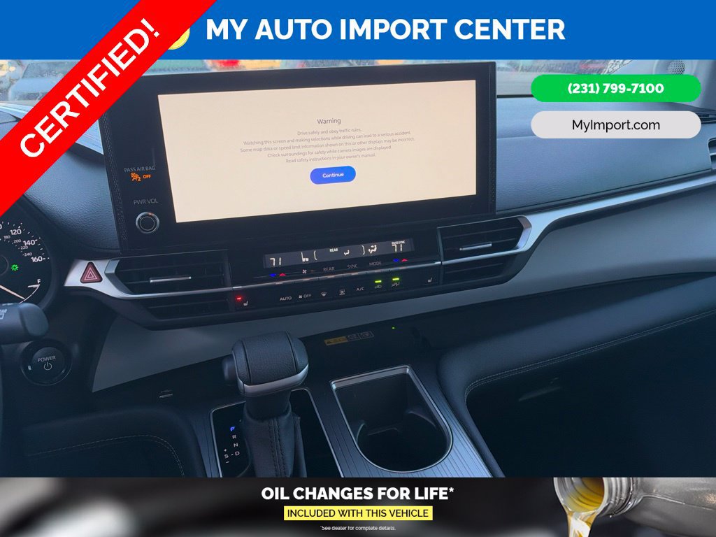 Certified 2025 Toyota Sienna XLE w/ XLE Plus Package AWD/4WD image 10