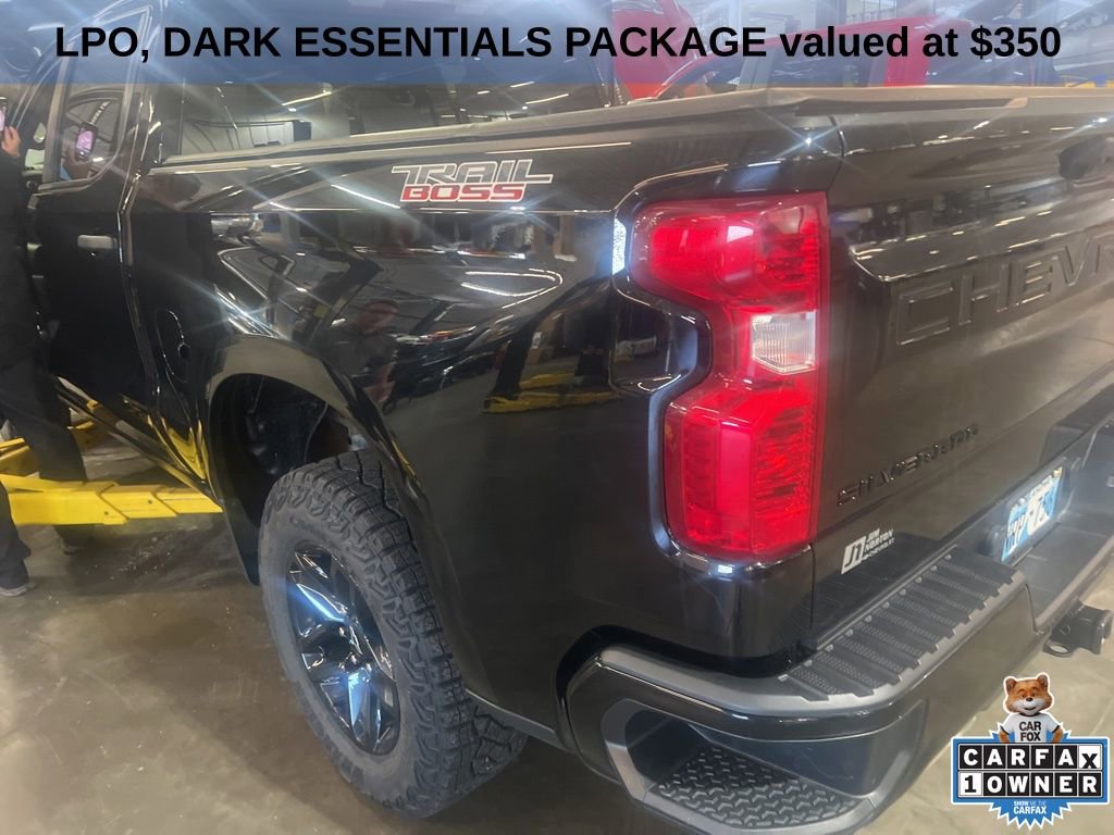 Used 2023 Chevrolet Silverado 1500 Custom Trail Boss w/ LPO, Dark Essentials Package image 3