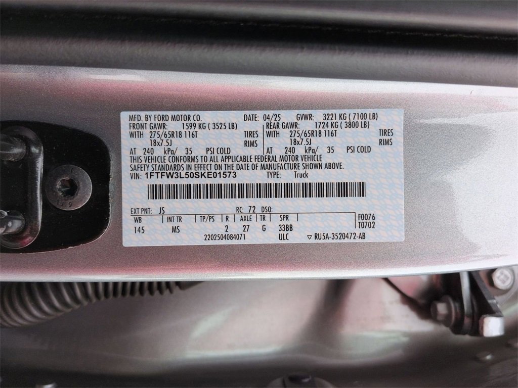 Used 2025 Ford F150 XLT w/ Equipment Group 301A Standard image 31