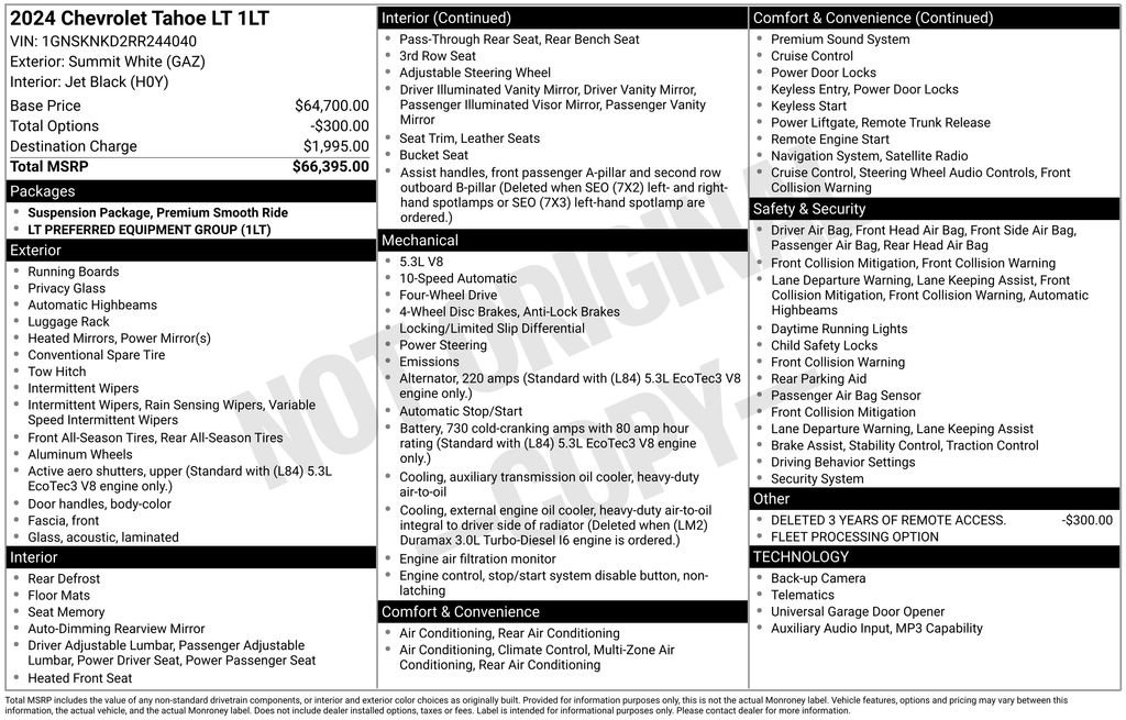 Used 2024 Chevrolet Tahoe LT image 5