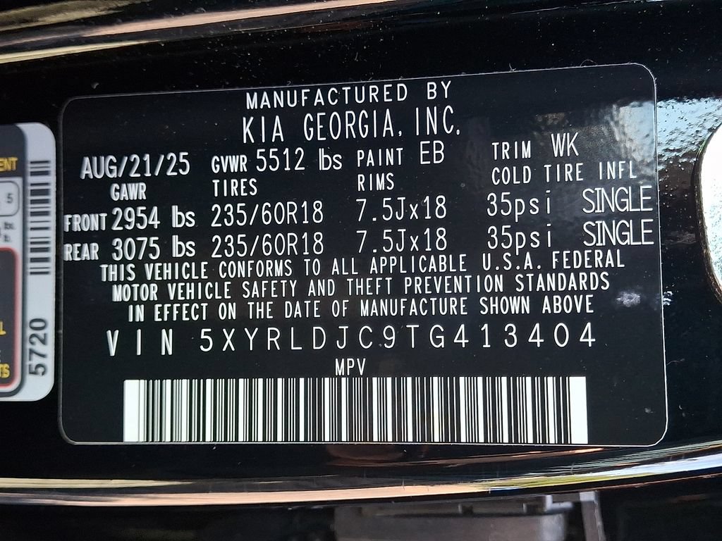 Certified 2026 Kia Sorento S w/ S Panoramic Sunroof Package AWD/4WD image 29