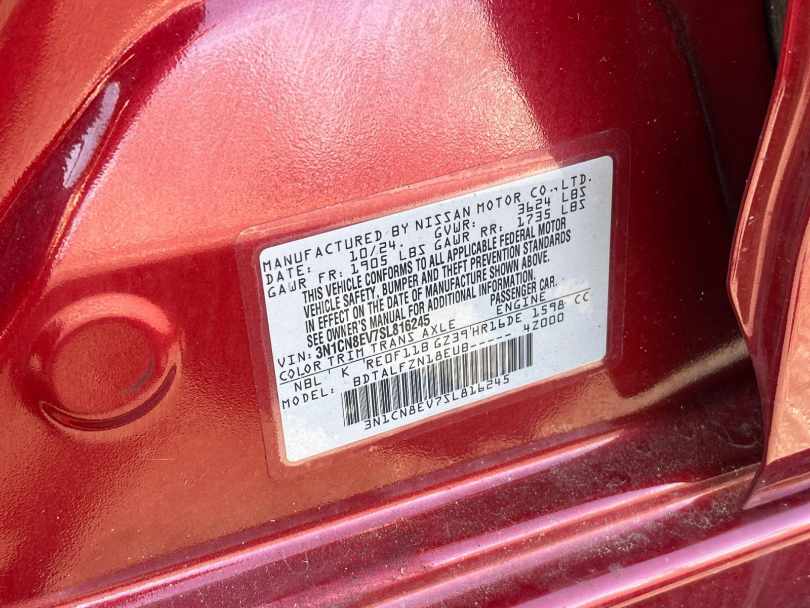 Used 2025 Nissan Versa SV image 24