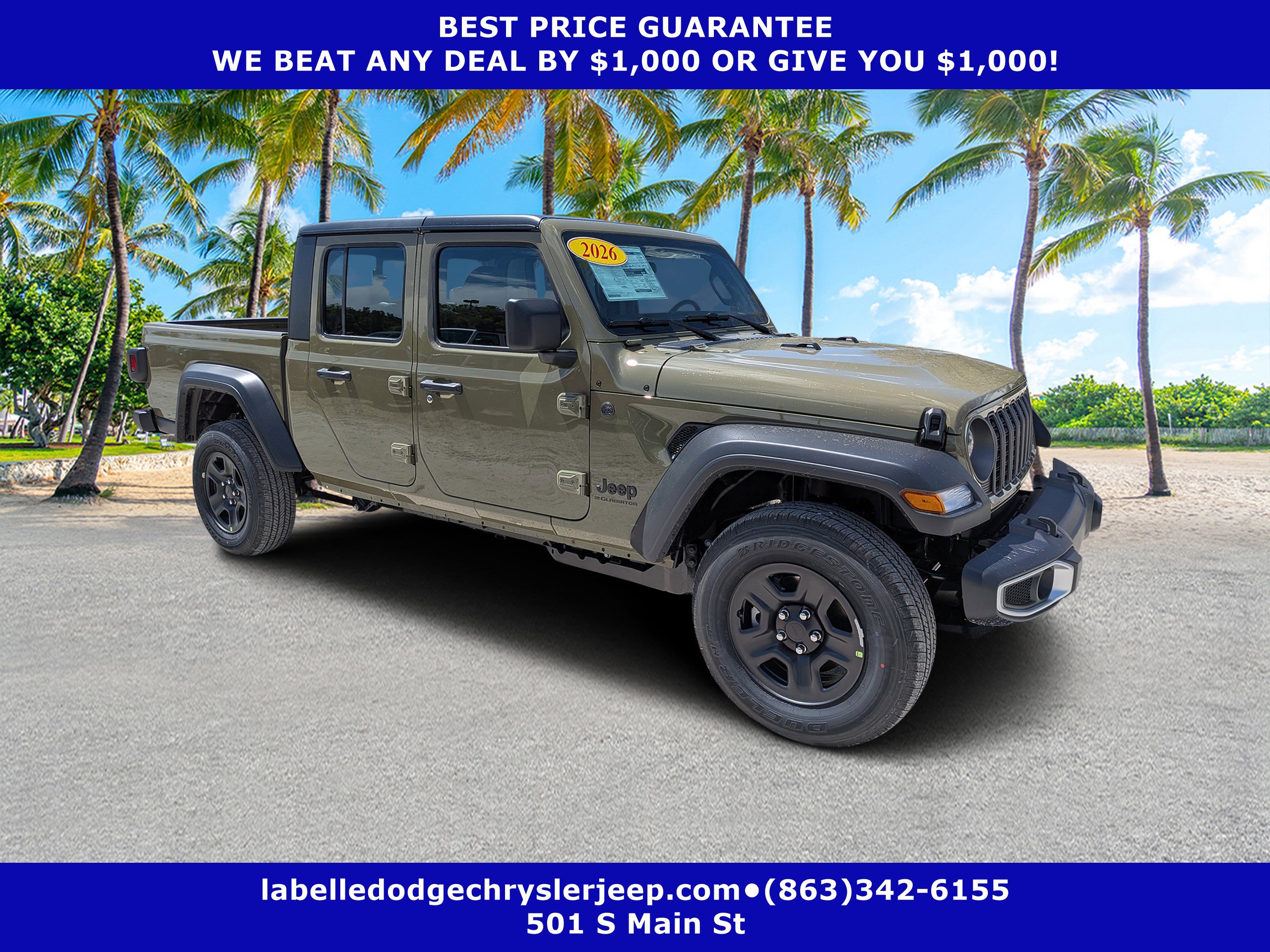 New 2026 Jeep Gladiator Sport