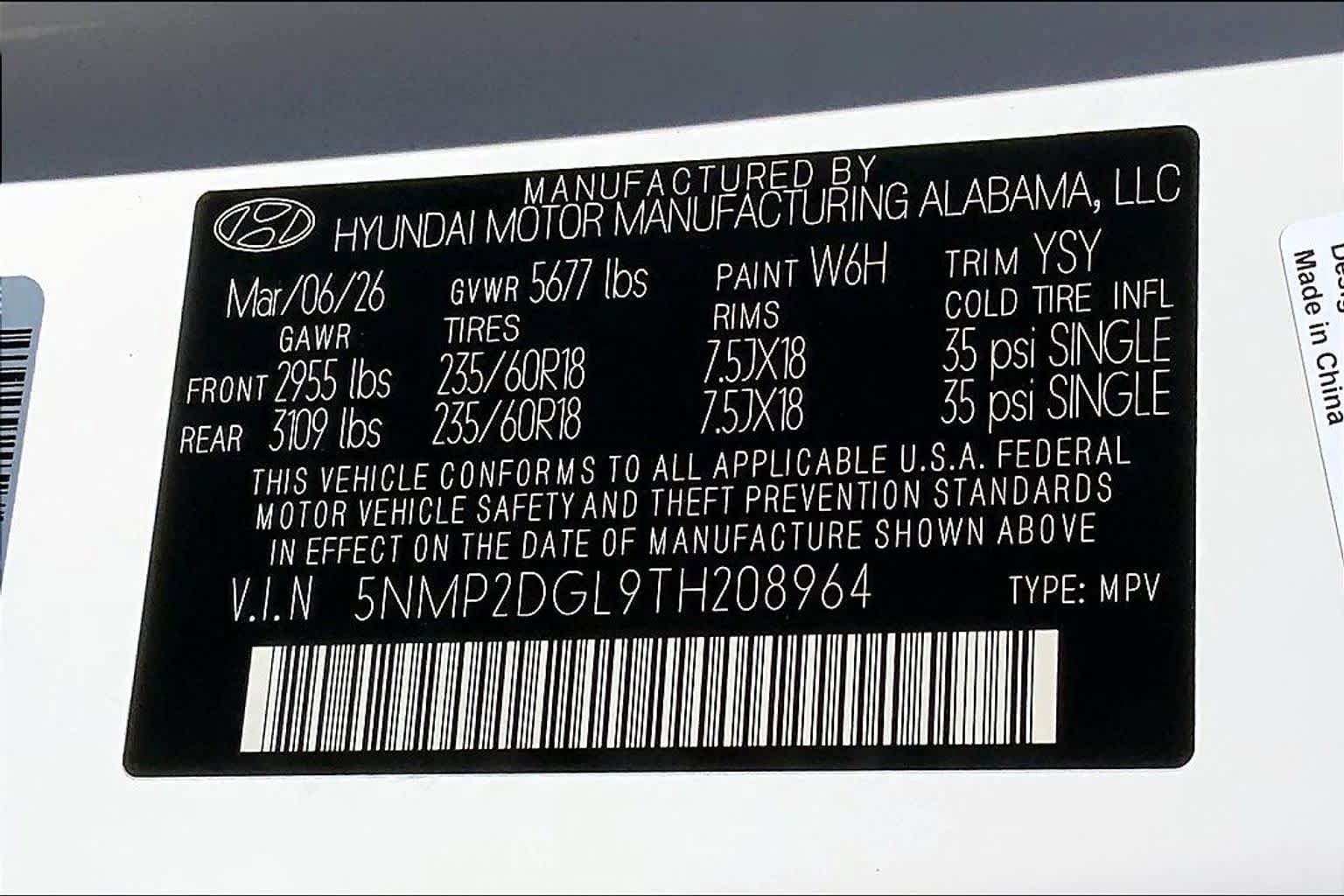 New 2026 Hyundai Santa Fe SEL AWD/4WD image 19