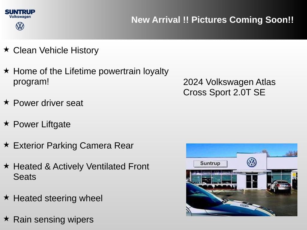 Used 2024 Volkswagen Atlas Cross Sport SE image 2