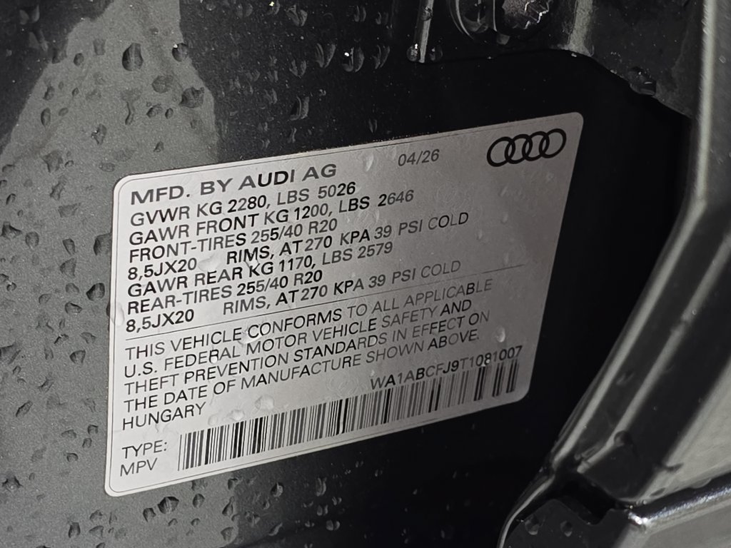 New 2026 Audi Q3 quattro 2.0T AWD/4WD image 36
