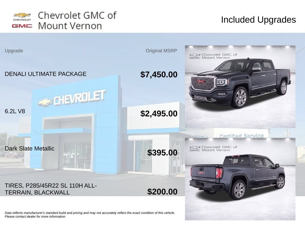 Used 2017 GMC Sierra 1500 Denali w/ Denali Ultimate Package AWD/4WD image 6