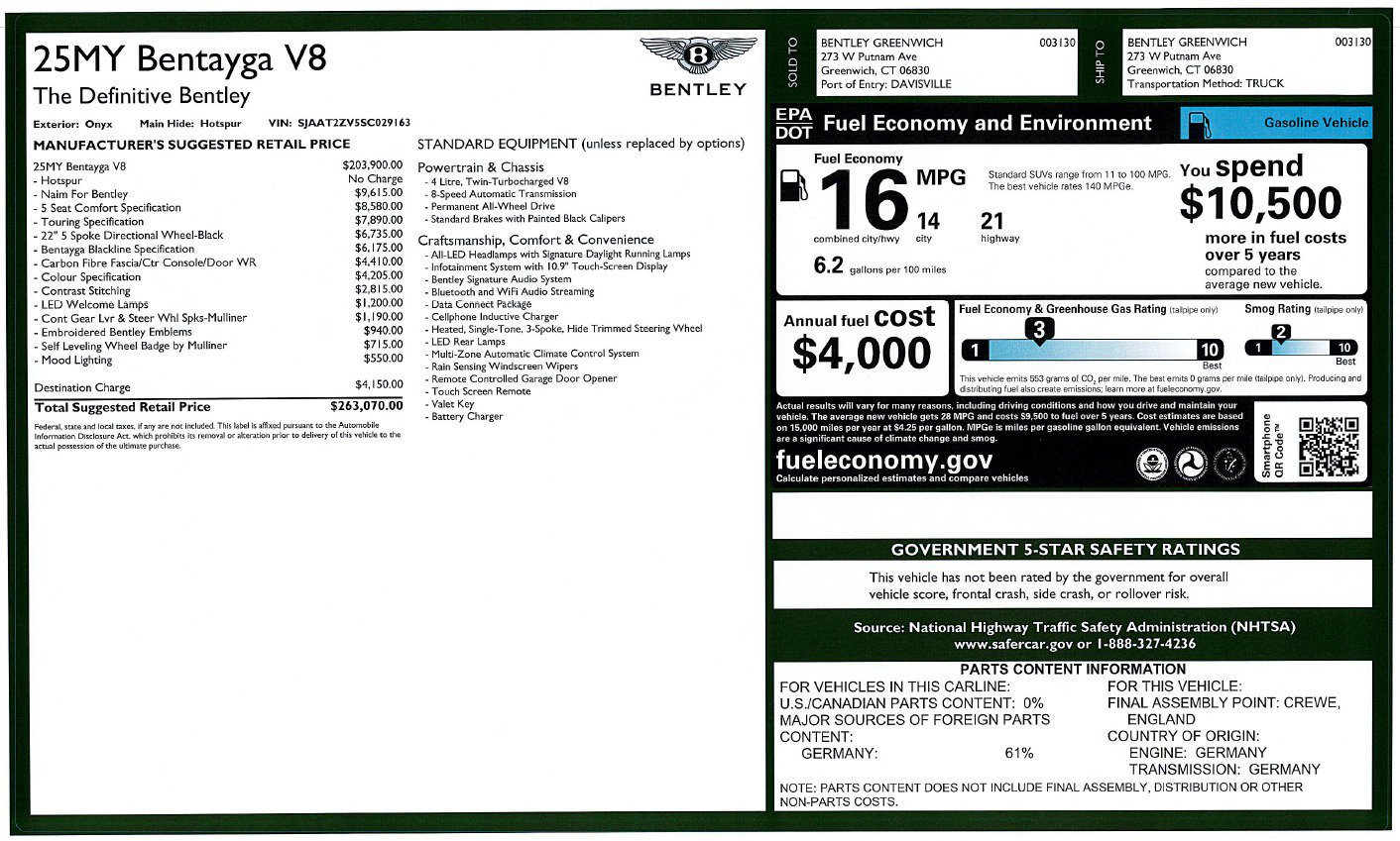 New 2025 Bentley Bentayga image 52