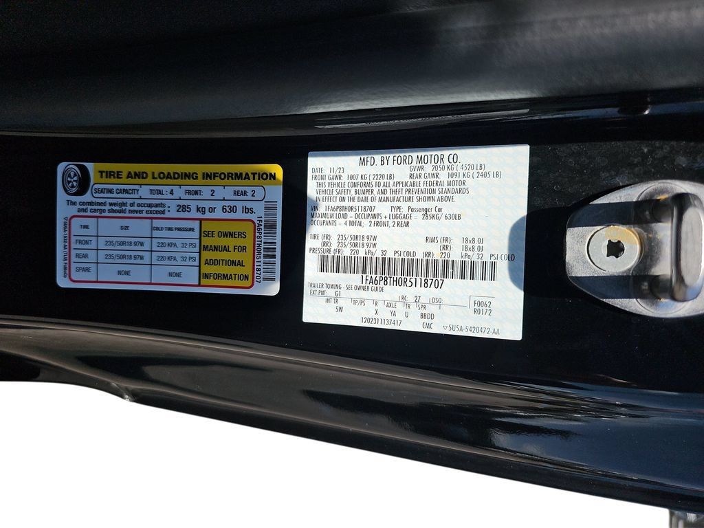Used 2024 Ford Mustang Premium RWD image 32