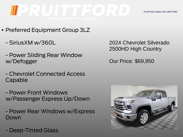 Used 2024 Chevrolet Silverado 2500 High Country w/ Technology Package AWD/4WD image 7