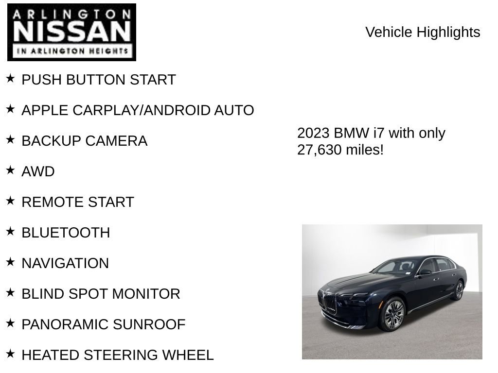 Used 2023 BMW i7 xDrive60 image 7