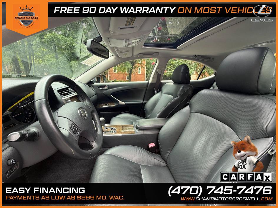 Used 2010 Lexus IS 250 w/ Preferred Accessory Package RWD image 21