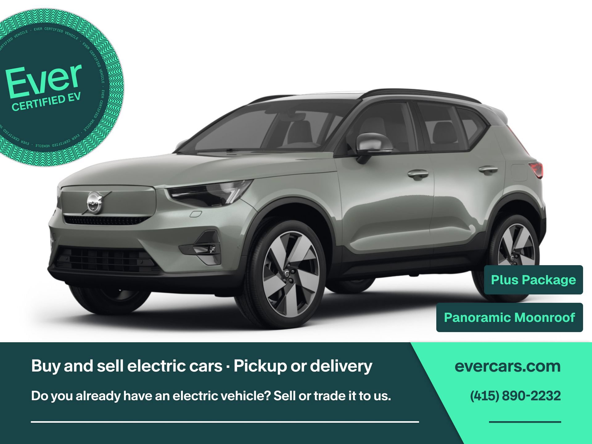 Used 2023 Volvo XC40 Recharge Plus AWD/4WD image 1