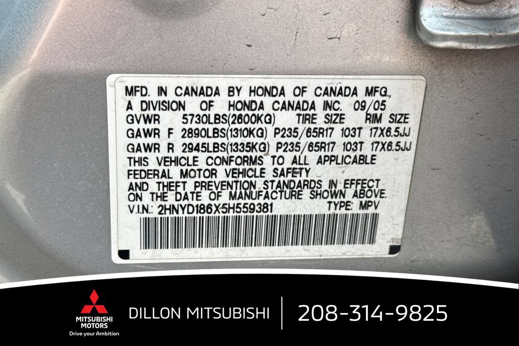 Used 2005 Acura MDX Touring AWD/4WD image 27