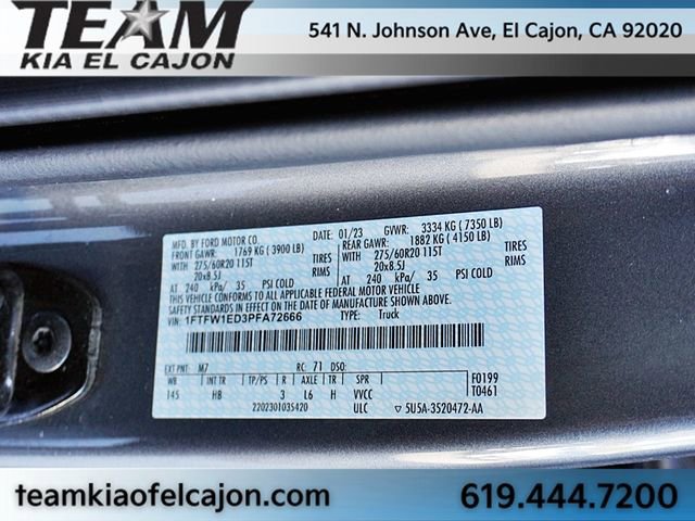 Used 2023 Ford F150 Lariat w/ Equipment Group 502A High AWD/4WD image 37