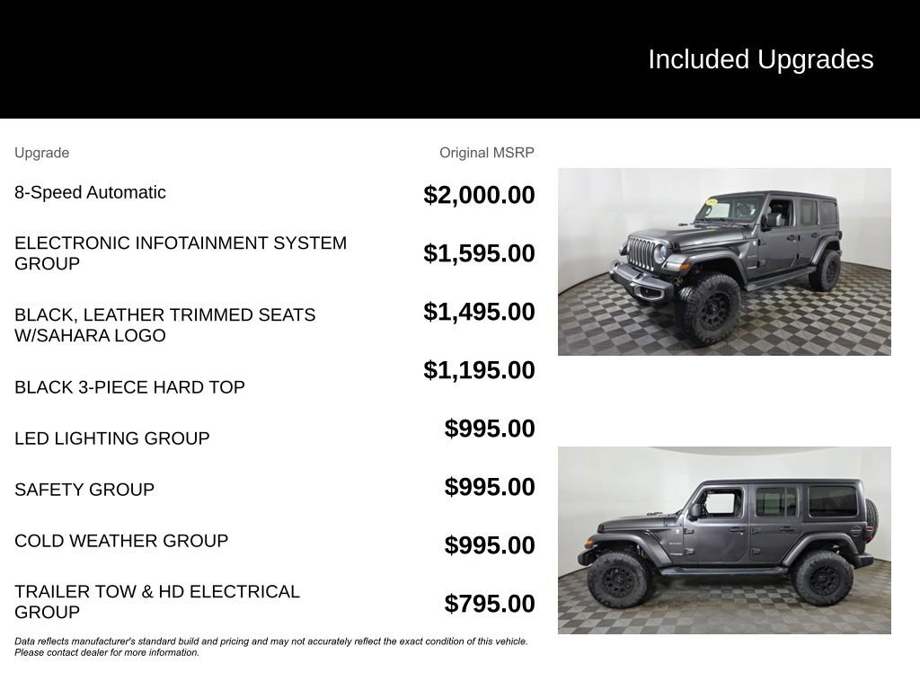 Used 2018 Jeep Wrangler Unlimited Sahara AWD/4WD image 6