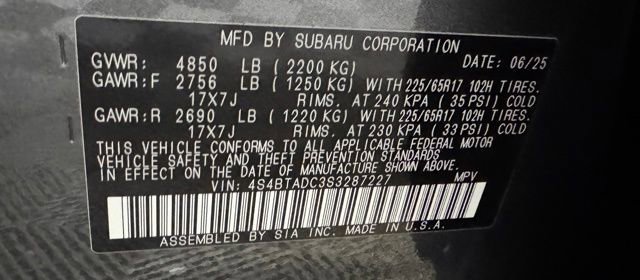 Certified 2025 Subaru Outback Premium image 40