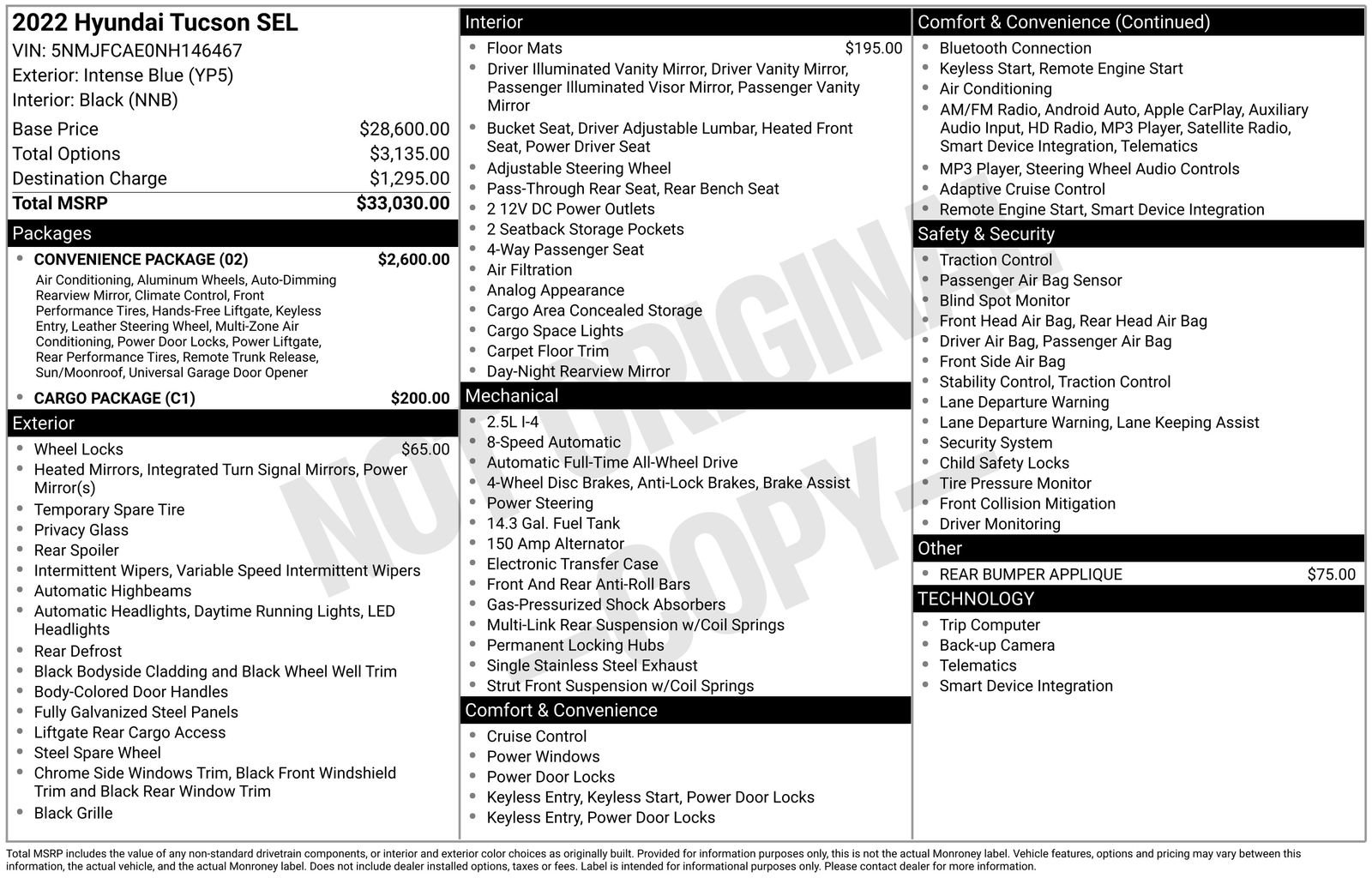Used 2022 Hyundai Tucson SEL w/ Convenience Package image 7