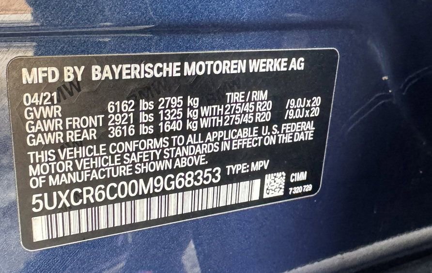 Used 2021 BMW X5 xDrive40i w/ Premium Package 2 image 33