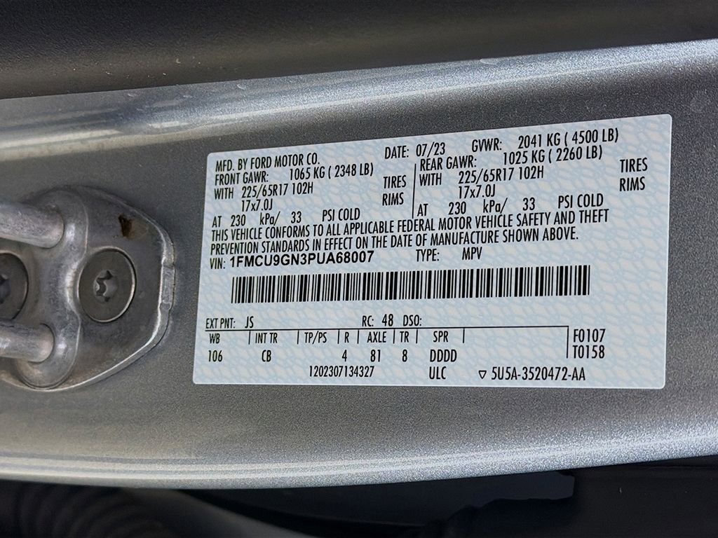 Used 2023 Ford Escape Active w/ Tech Pack #2 AWD/4WD image 41
