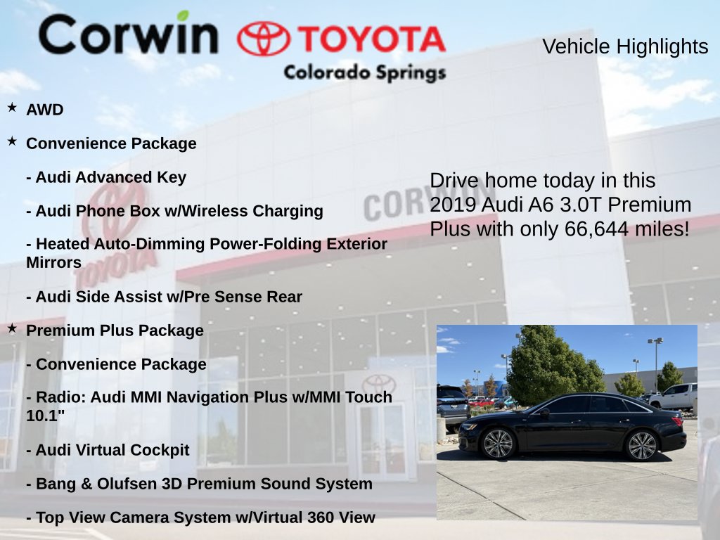 Used 2019 Audi A6 3.0T Premium Plus w/ Premium Plus Package AWD/4WD image 7