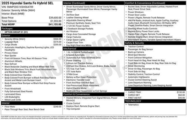 New 2025 Hyundai Santa Fe SEL image 4