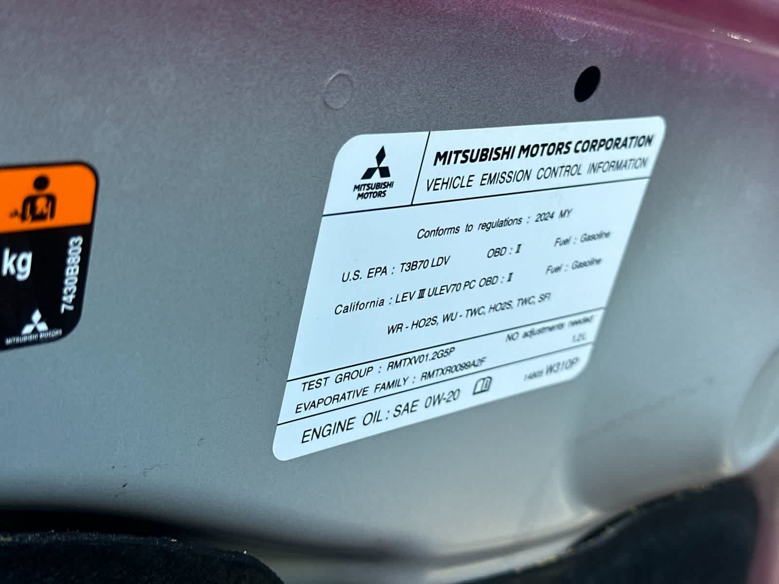 Used 2024 Mitsubishi Mirage Black Edition FWD image 28