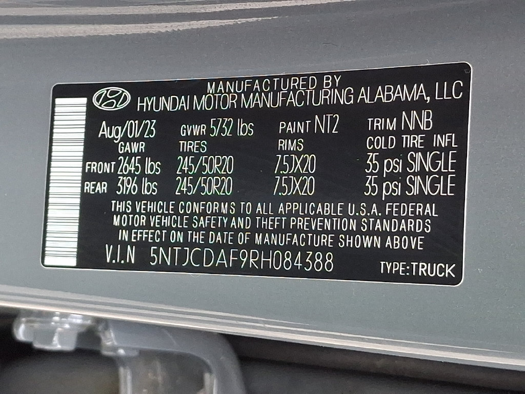 Used 2024 Hyundai Santa Cruz Night AWD/4WD image 30