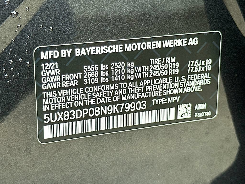 Used 2022 BMW X3 M40i w/ Premium Package AWD/4WD image 33