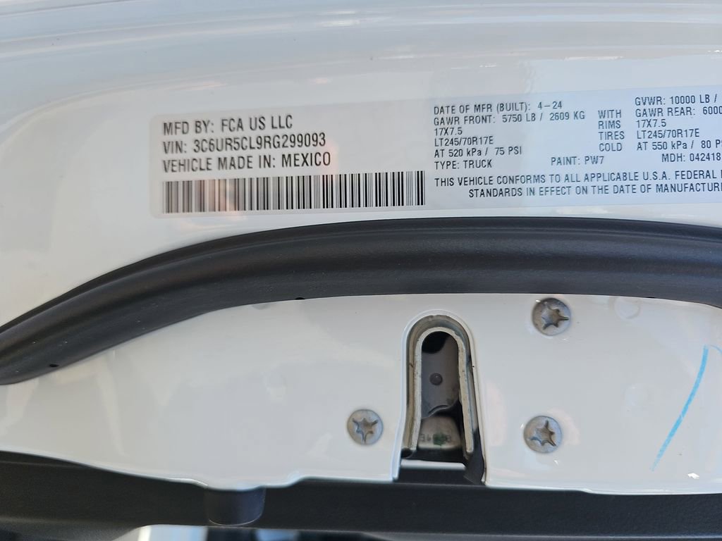 Used 2024 RAM 2500 Tradesman w/ Bed Utility Group image 36