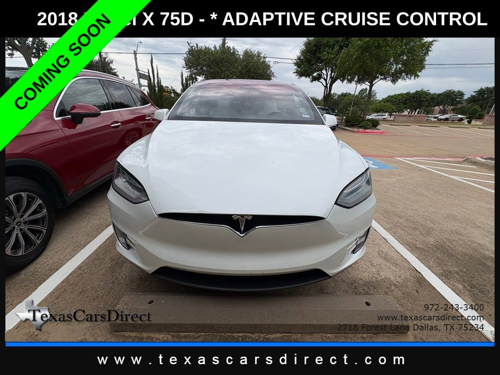 Used 2018 Tesla Model X 75D AWD/4WD image 2