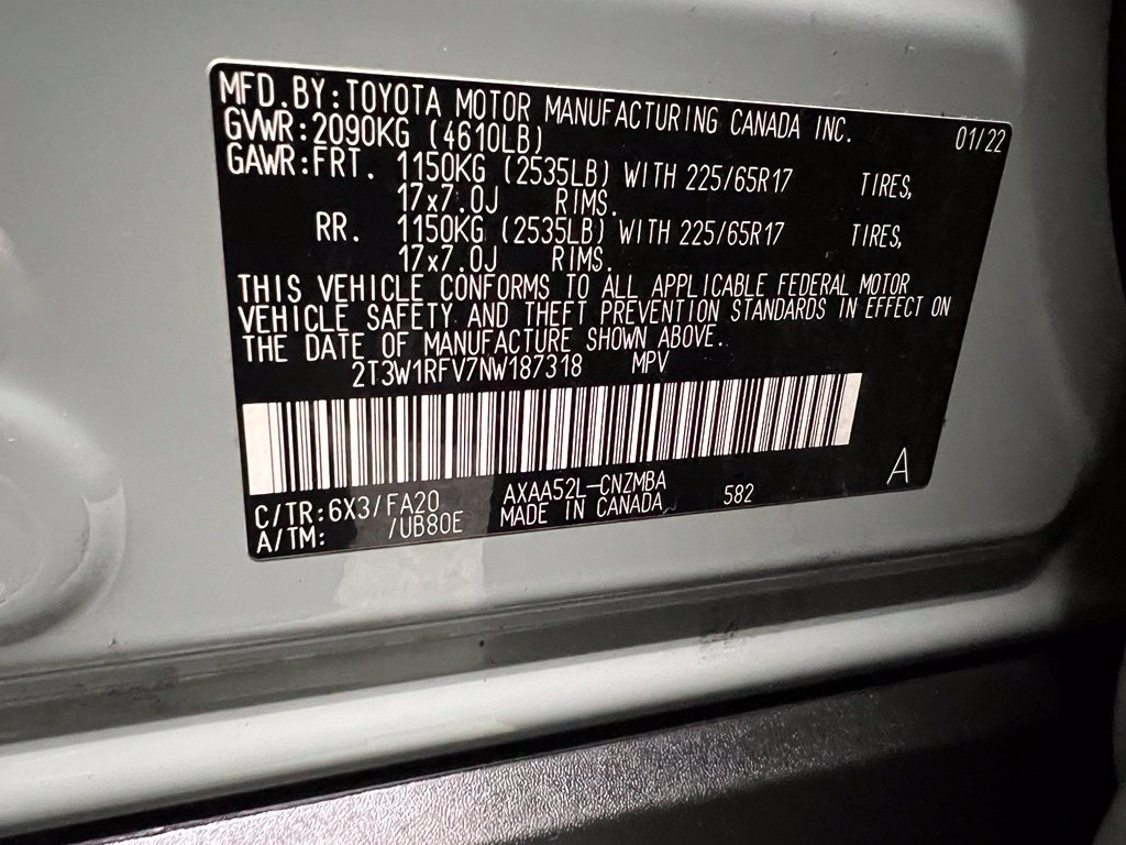 Certified 2022 Toyota RAV4 XLE w/ Convenience Package FWD image 40