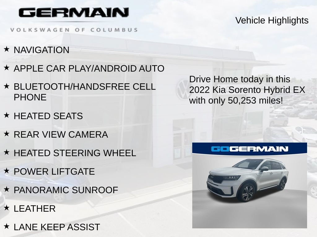 Used 2022 Kia Sorento EX w/ Panoramic Sunroof Package AWD/4WD image 5