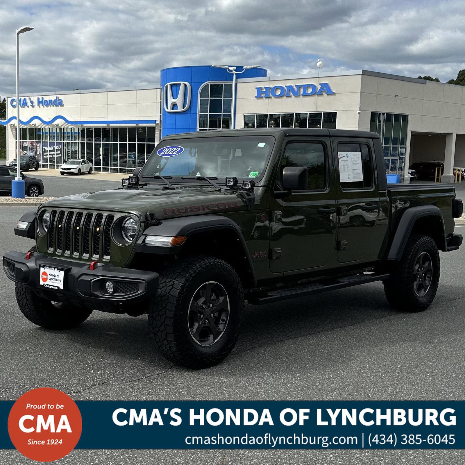 Used 2022 Jeep Gladiator Rubicon w/ LED Lighting Group