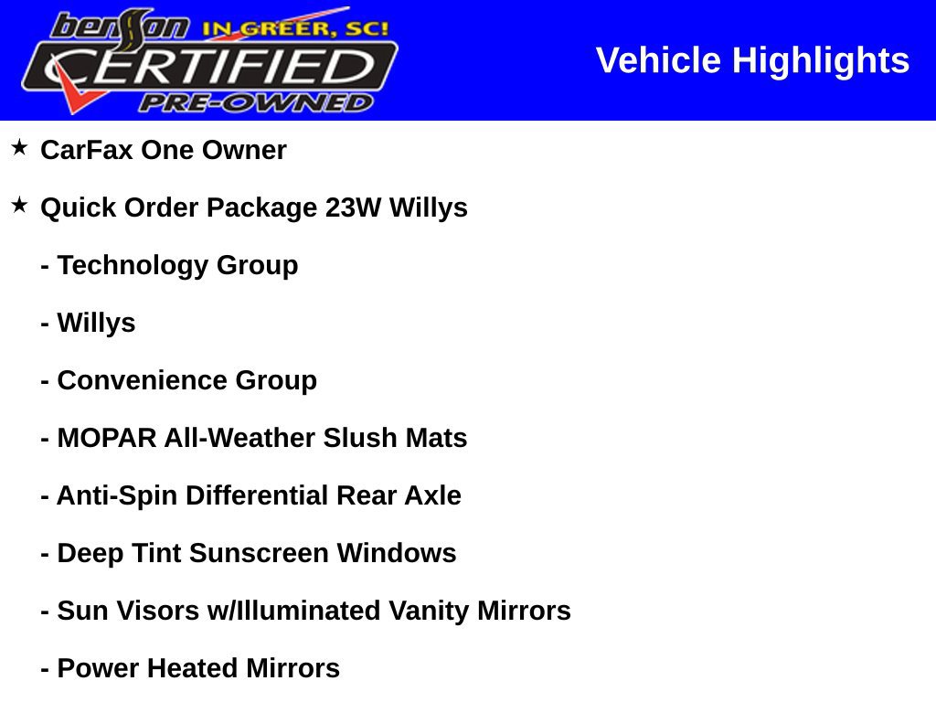 Certified 2023 Jeep Gladiator Sport AWD/4WD image 2