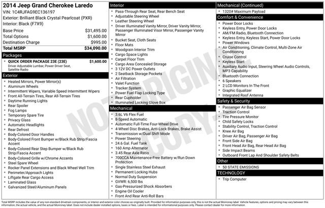 Used 2014 Jeep Grand Cherokee Laredo w/ Quick Order Package 23E image 13