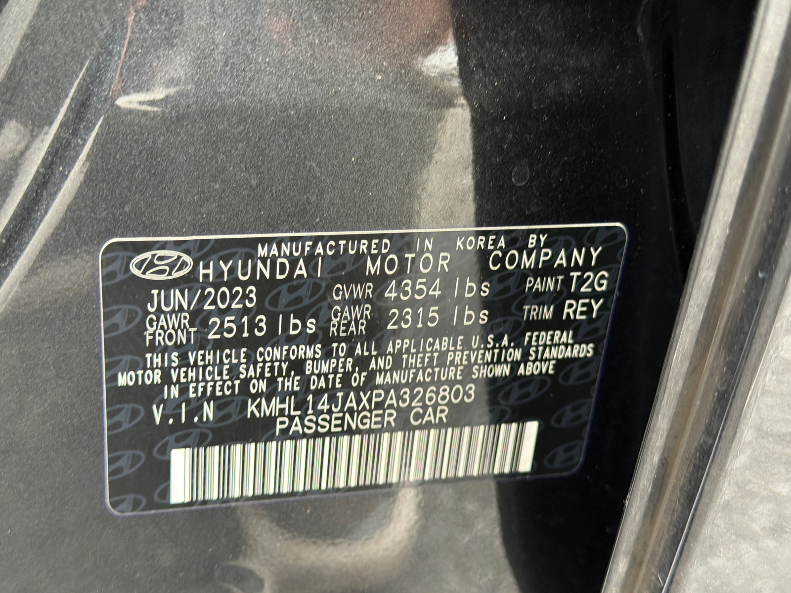 Certified 2023 Hyundai Sonata SEL w/ Convenience Package FWD image 34
