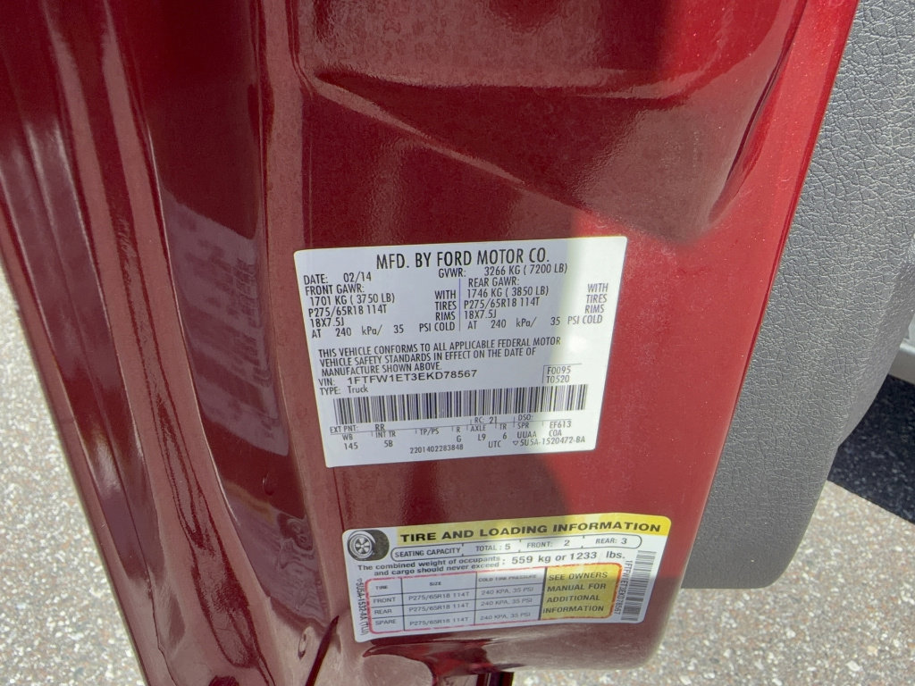 Used 2014 Ford F150 FX4 w/ Equipment Group 402A Luxury image 27