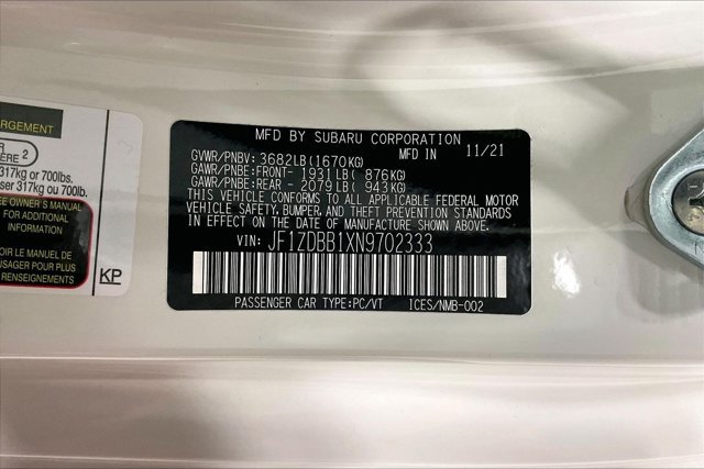 Used 2022 Subaru BRZ Premium RWD image 39
